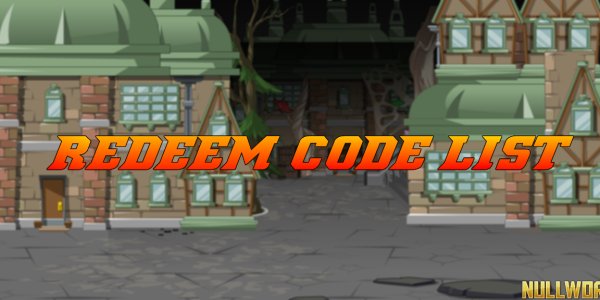 Redeem Code List