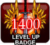 badge Level Badge: 1400