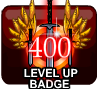 badge Level Badge: 400