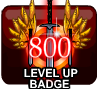 badge Level Badge: 800