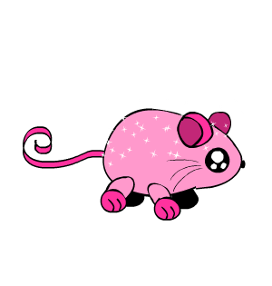 Pink Sparkling Mouse