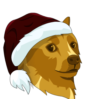 Festive Golden Doge