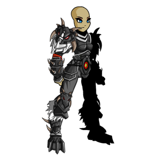 Onyx Dragon Armor male