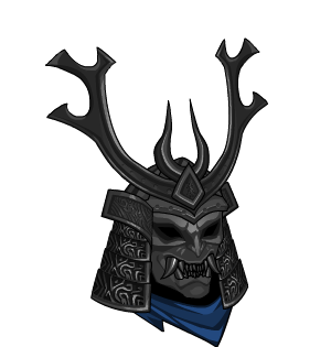 Enchanted Dark Samurai's Helm