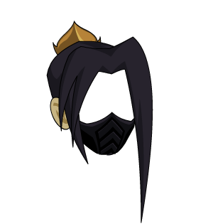 Obsidian Shadow Masked Long Hair