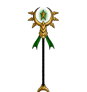 Emerald Glory Staff