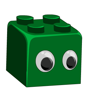 Green Block Head