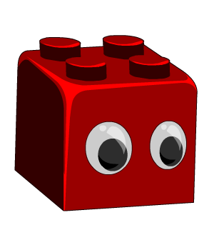 Red Block Head