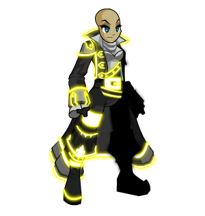 Yellow Neon Light Naval Commander male