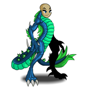 Cerulean Dragon Spirit male