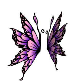 Lovely Violaceous Wings