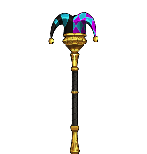 Harlequin Fool Scepter