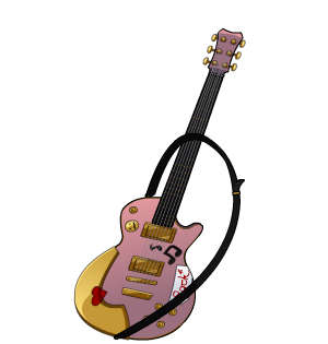 Lovely Rocker's Back-up Guitar