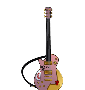 Lovely Rocker's Guitar
