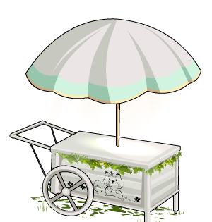 Shaded Raccoon Cart