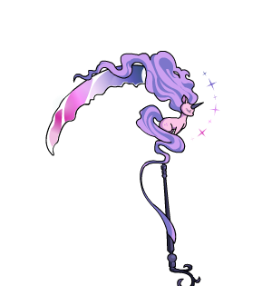 Midnight Unicorn Scythe