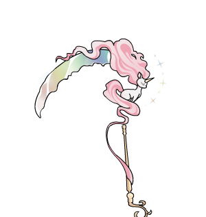 Dreambound Unicorn Scythe