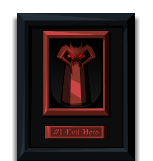 Evil Hero Plaque