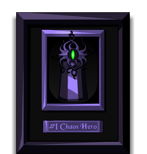 Chaos Hero Plaque