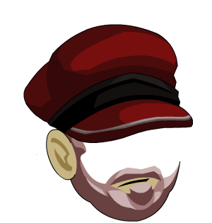 Dark Sea Captain's Hat + Beard