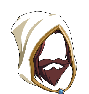 Aspiring Chronomancer's Hooded Beard