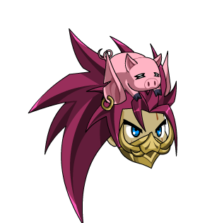 Zhu Ronin Chibi Pig Hair + Mask