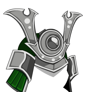 Ceremonial Jade Samurai Helm