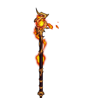 Pyroclastic Mage Staff