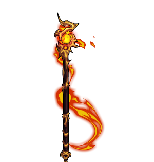 Dual Pyroclastic Mage Staves