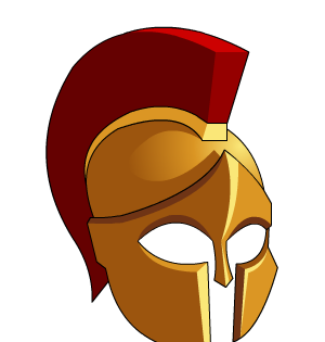 Golden Centurion Commander Helm