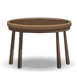 Round Wooden Table