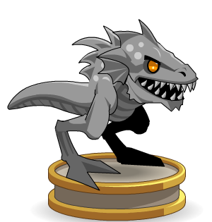 Silver Zard Statue