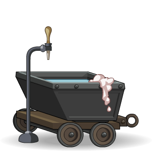 Mine Cart Bathtub