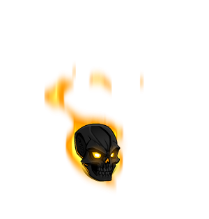 Dage The HollowBorn Flaming Skull