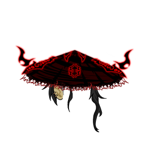 Crimson Samurai Rev Conical Hair